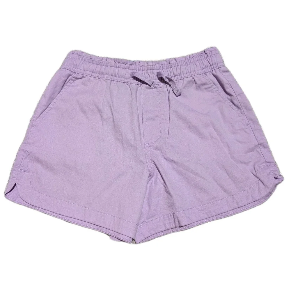 NWT Girls Gap Kids Lightweight‎ Classic Shorts With Drawstring Elastic Size M
